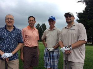 Group Picture of the golf Players at the 10th Annual Golf Tournament for east Hills Recreation - 9